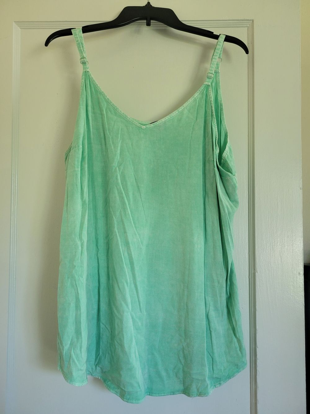 Torrid Light Mint Green Women's V-Neck Tank Top Size 2x